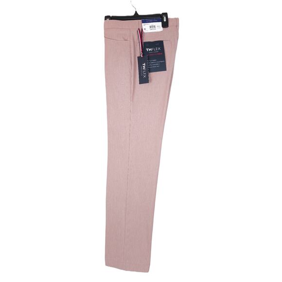 Tommy Hilfiger Men’s Modern-Fit Stretch Twill Dress Pants Rose Pink 34x34 NWT - Picture 4 of 6